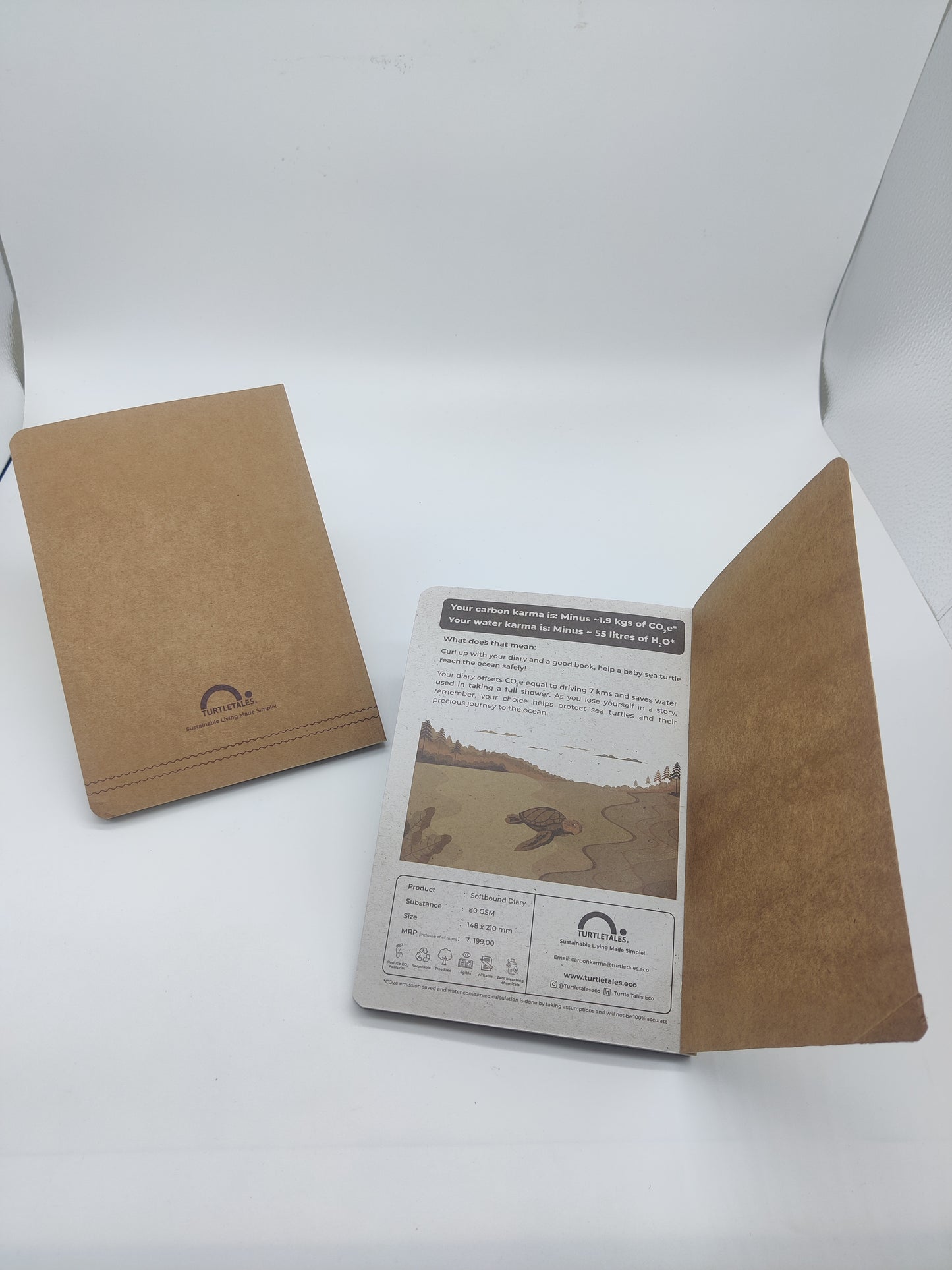 Tree free, Water wise Diary -Soft Bound Dairy