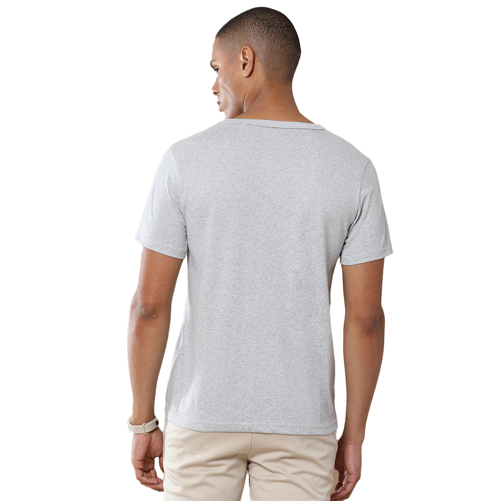 Crew Neck - Tee -Misty Grey