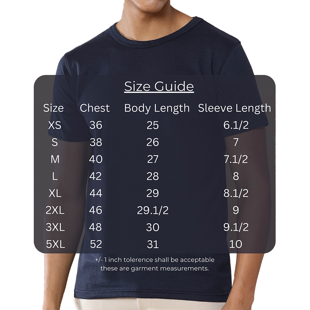 Crew Neck - Tee -Deep-Sea Blue